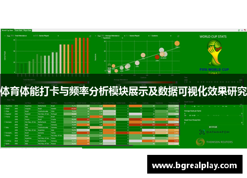 体育体能打卡与频率分析模块展示及数据可视化效果研究